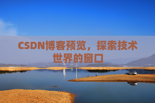 CSDN博客预览，探索技术世界的窗口